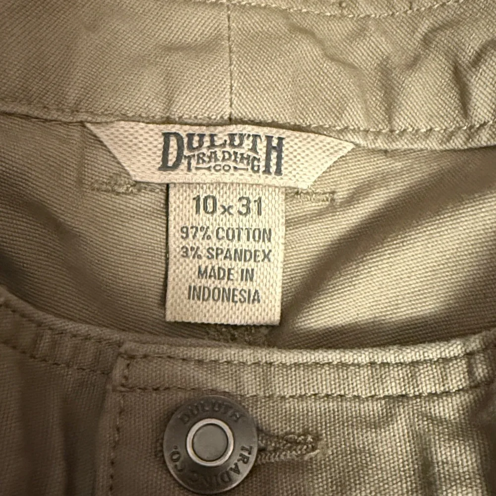 Duluth Trading Co. Cargo Pants 10x31
